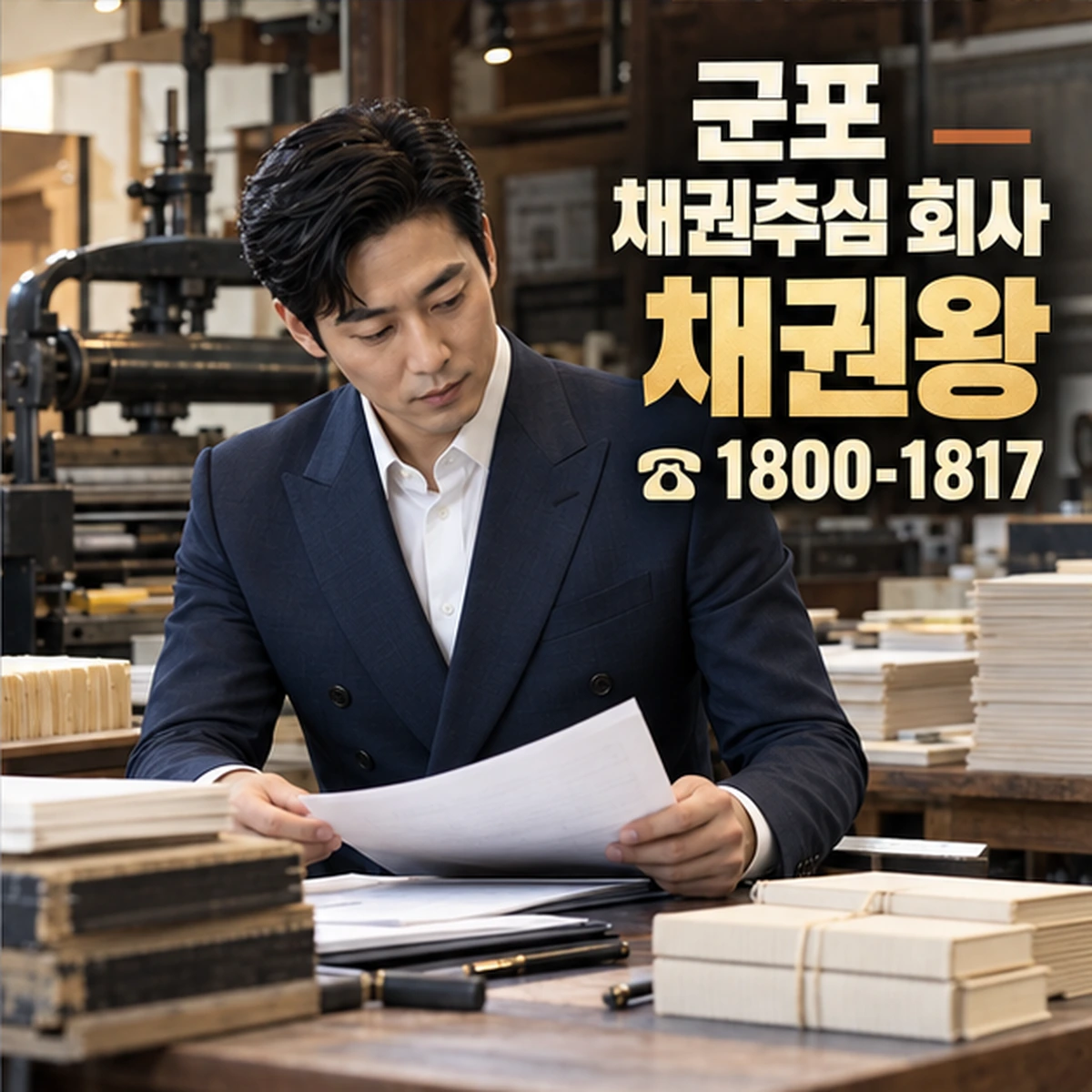 군포 채권추심 회사 상담 안내 · 채권왕 1800-1817