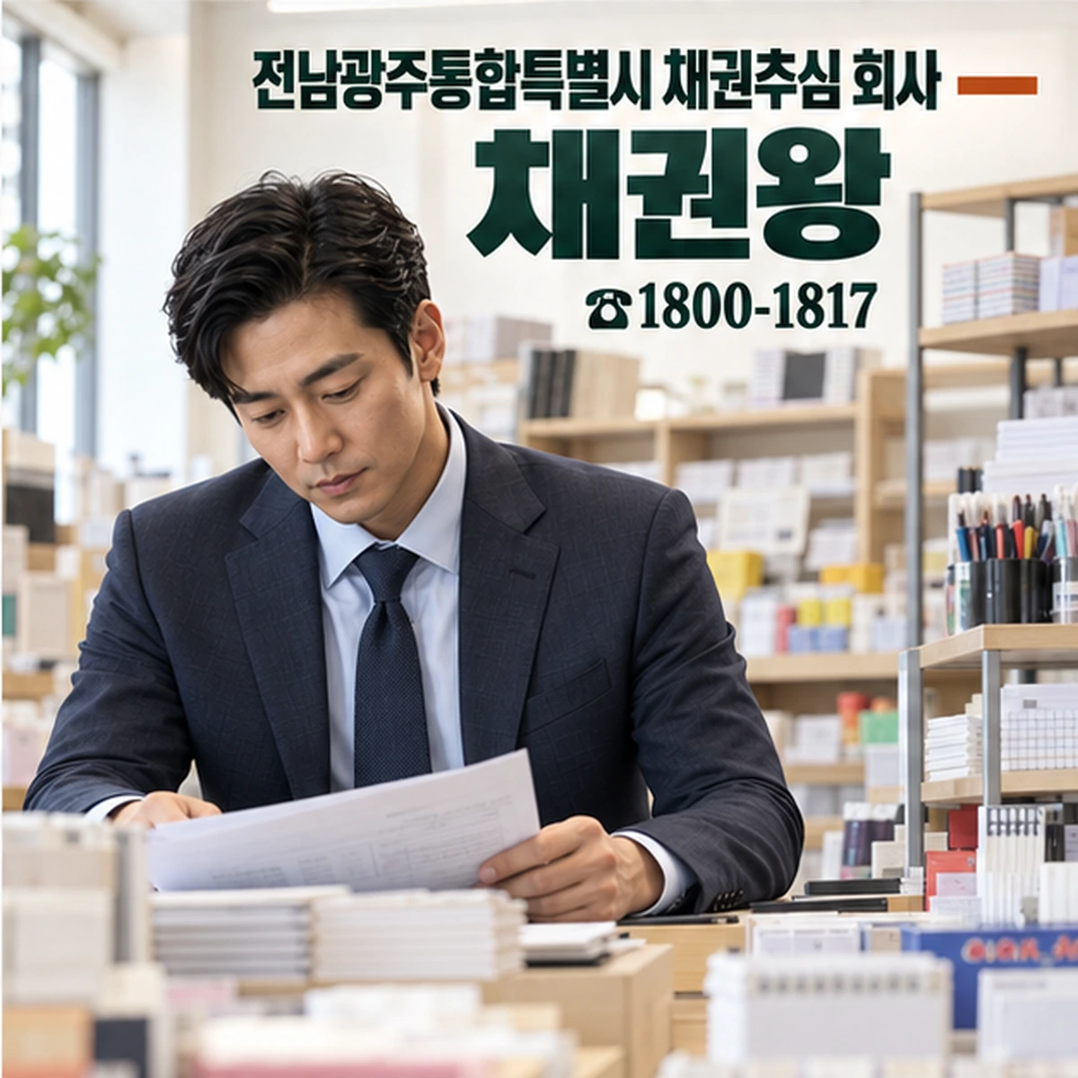 전남광주통합특별시 채권추심 회사 상담 안내 · 채권왕 1800-1817