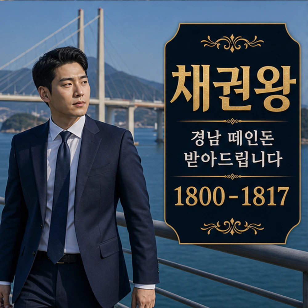경남 떼인돈 받아드립니다 대표 이미지