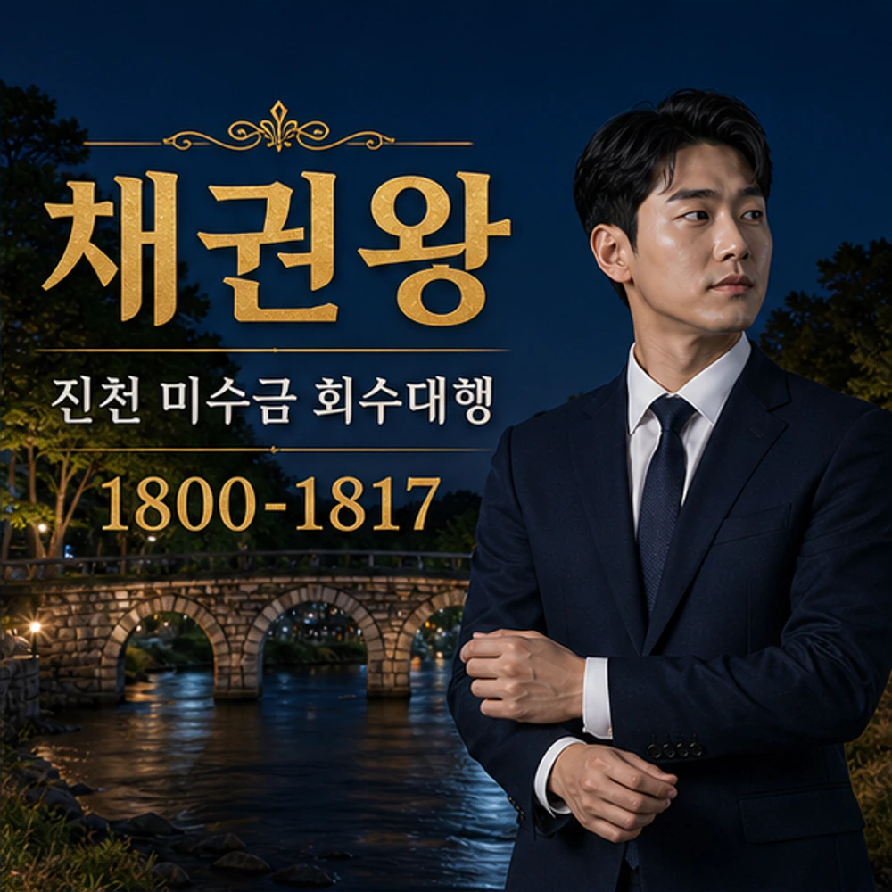 진천 미수금 회수대행 채권왕 김실장 대표 이미지